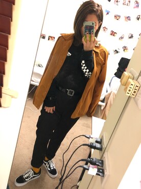 「Australia」｜「アイテム（ナイロンジャケット）」を使った、りささん（レディース・158cm）の秋コーディネート