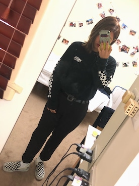 「Australia」｜「アイテム（スリッポン）」を使った、りささん（レディース・158cm）の秋コーディネート