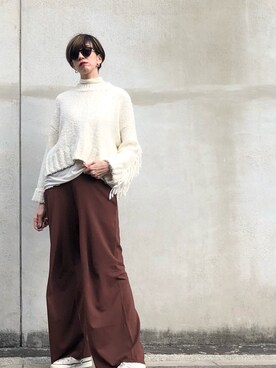 kikukomiyajiさん(レディース・172cm)の冬コーディネート