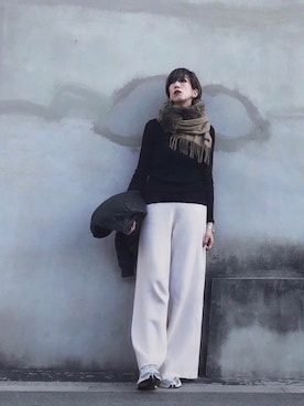 「CANAL JEAN（キャナルジーン）のアイテム（ブルゾン）」を使った、kikukomiyajiさん（レディース・172cm）の秋コーディネート