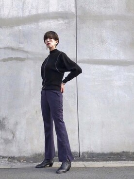 kikukomiyajiさん（レディース・172cm）の冬コーディネート