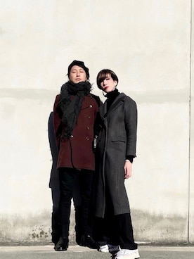 kikukomiyajiさん（レディース・172cm）の冬コーディネート