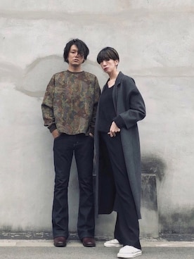 kikukomiyajiさん（レディース・172cm）の冬コーディネート