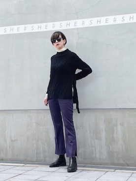 kikukomiyajiさん（レディース・172cm）の冬コーディネート