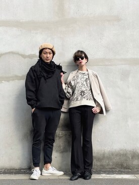 kikukomiyajiさん（レディース・172cm）の冬コーディネート