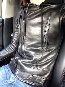 androgynous | レザーライダースジャケット(ライダースジャケット)