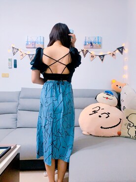 「Chica（チカ）のアイテム」を使った、Hsiuhsiuさん（レディース・164cm）の秋コーディネート