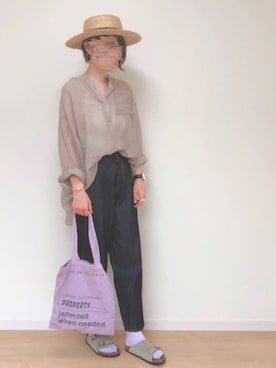 sato**さん（レディース・165cm）の夏コーディネート