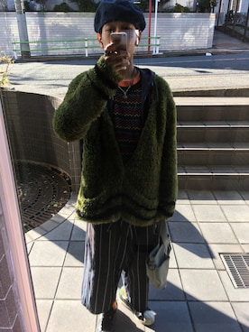 「VANDALIZE（ヴァンダライズ）のアイテム（ジャケット/アウター）」を使った、健太郎さん（メンズ・179cm）の冬コーディネート