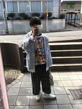 「VANDALIZE（ヴァンダライズ）のアイテム（アクセサリー）」を使った、健太郎さん（メンズ・179cm）の春コーディネート