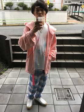 「VANDALIZE（ヴァンダライズ）のアイテム（アクセサリー）」を使った、健太郎さん（メンズ・179cm）の春コーディネート