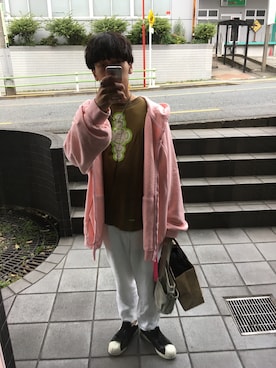 「VANDALIZE（ヴァンダライズ）のアイテム（アクセサリー）」を使った、健太郎さん（メンズ・179cm）の春コーディネート