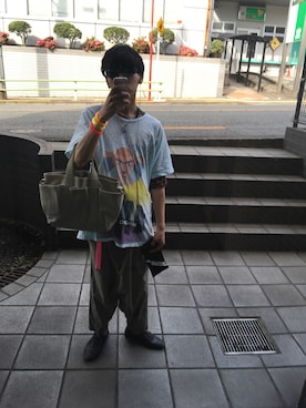 「VANDALIZE（ヴァンダライズ）のアイテム（財布/小物）」を使った、健太郎さん（メンズ・179cm）の春コーディネート