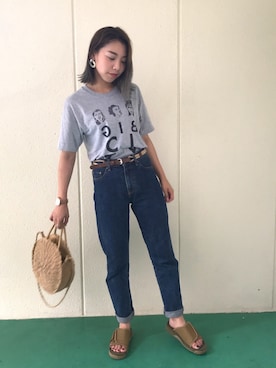 やましたりなさん（レディース・162cm）の夏コーディネート