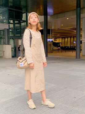 やましたりなさん（レディース・162cm）の秋コーディネート