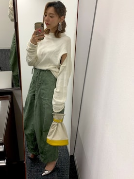 やましたりなさん（レディース・162cm）の春コーディネート