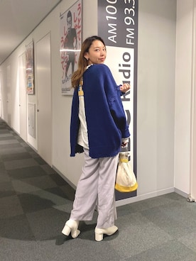 やましたりなさん（レディース・162cm）の冬コーディネート