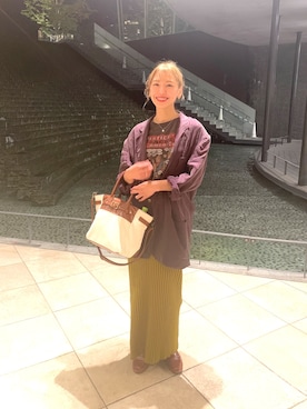 やましたりなさん(レディース・162cm)の春コーディネート