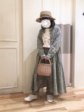 「MOOMIN（ムーミン）のアイテム（トップス）」を使った、ﾀﾆｶﾞﾜさん（レディース・148cm）の春コーディネート