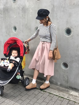 「アイテム（ピアス（両耳用））」を使った、おしゃれ豆知識💡のSERINAさん（レディース・164cm・30代）の春コーディネート