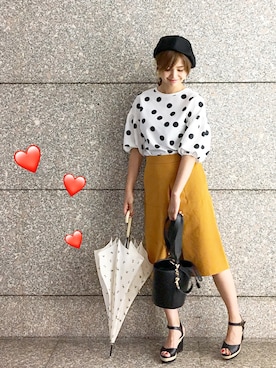 「アイテム（ピアス（両耳用））」を使った、おしゃれ豆知識💡のSERINAさん（レディース・164cm・30代）の夏コーディネート