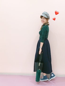 「アイテム（ピアス（両耳用））」を使った、おしゃれ豆知識💡のSERINAさん（レディース・164cm・30代）の秋コーディネート