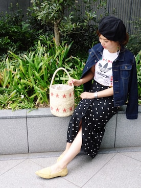 「アイテム（ピアス（両耳用））」を使った、おしゃれ豆知識💡のSERINAさん（レディース・164cm・30代）の春コーディネート