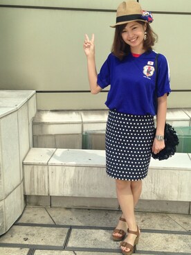 サッカー日本代表応援コーデ の人気ファッションコーディネート Wear