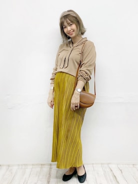 「tocco（トッコ）のアイテム」を使った、おしゃれ豆知識💡のSERINAさん（レディース・163cm）の秋コーディネート