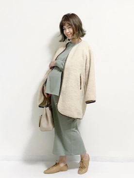 「Henryのアイテム」を使った、おしゃれ豆知識💡のSERINAさん（レディース・163cm）の冬コーディネート