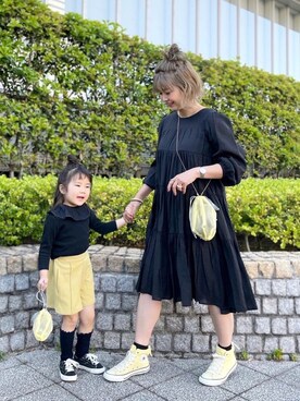 「accommode」｜「アイテム（ワンピース/ドレス）」を使った、おしゃれ豆知識💡のSERINAさん（レディース・163cm）の春コーディネート