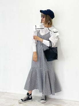 おしゃれ豆知識💡のSERINAさん（レディース・163cm）の夏コーディネート