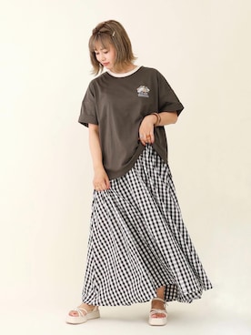 おしゃれ豆知識💡のSERINAさん（レディース・163cm）の夏コーディネート