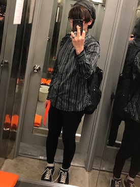 「SHIPS（シップス）のアイテム（ハンチング/ベレー帽）」を使った、UtOさん（メンズ・173cm）の春コーディネート