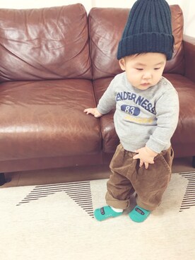 kotaさん（キッズ・70cm）の冬コーディネート