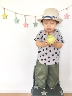 kotaさん（キッズ・70cm）の夏コーディネート