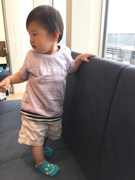 kotaさん（キッズ・70cm）の夏コーディネート