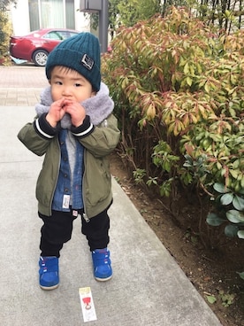 kotaさん（キッズ・80cm）の冬コーディネート