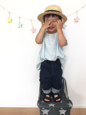 kotaさん（キッズ・74cm）の夏コーディネート