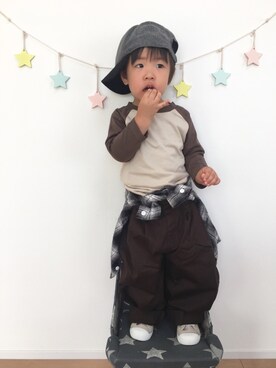 kotaさん（キッズ・80cm）の秋コーディネート