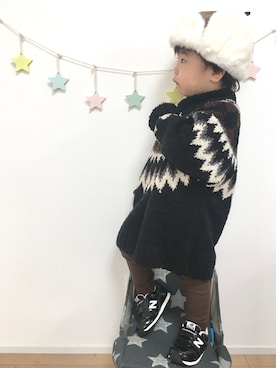 kotaさん（キッズ・90cm）の冬コーディネート