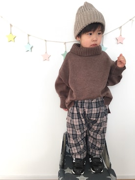 kotaさん（キッズ・90cm）の冬コーディネート