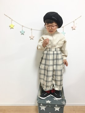 「2020秋チェッカーず」｜kotaさん（キッズ・90cm）の秋コーディネート
