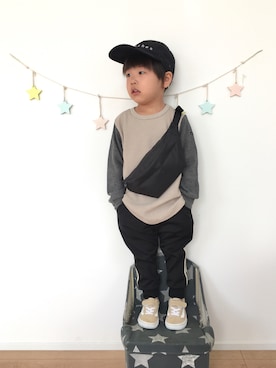 kotaさん（キッズ・90cm）の秋コーディネート