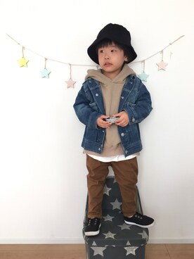 kotaさん（キッズ・90cm）の秋コーディネート