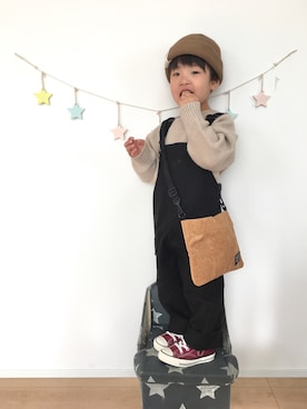 kotaさん（キッズ・90cm）の秋コーディネート