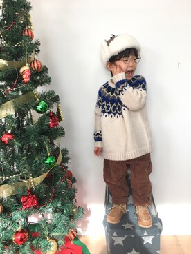 kotaさん（キッズ・90cm）の冬コーディネート