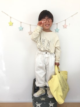 「SPICE OF LIFE（スパイス オブ ライフ）のアイテム」を使った、kotaさん（キッズ・90cm）の冬コーディネート