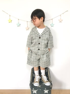 「Mint隊」｜kotaさん（キッズ・100cm）の春コーディネート