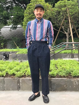 「NEAT（ニート）のアイテム」を使った、yuhei0222さん（メンズ・165cm）の夏コーディネート